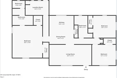 851 & 877 County Road 455, Coupland, TX 78615 - Photo 40