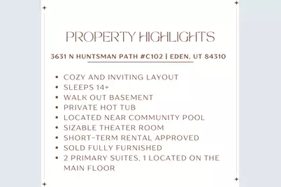 3631 N Huntsman Path #102, Eden, UT 84310 - Photo 52