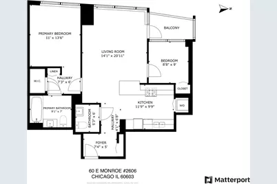 60 E Monroe Street #2606, Chicago, IL 60603 - Photo 34