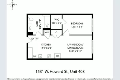 1531 W Howard Avenue #408, Chicago, IL 60626 - Photo 12