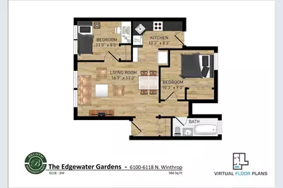 6116 N Winthrop Avenue #2W, Chicago, IL 60660 - Photo 12