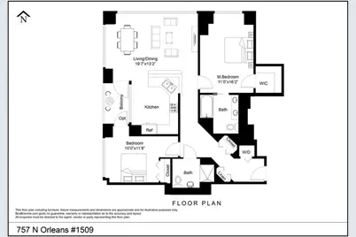 757 N Orleans Street #1509, Chicago, IL 60654 - Photo 22