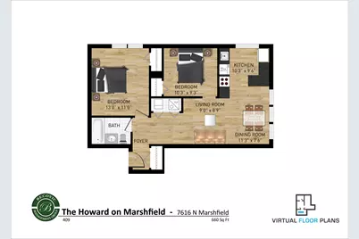 7616 N Marshfield Avenue #409, Chicago, IL 60626 - Photo 12