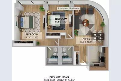 1212 S Michigan Avenue #2701, Chicago, IL 60605 - Photo 2