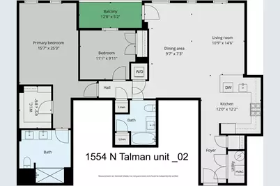 1554 N Talman Avenue #402, Chicago, IL 60622 - Photo 2