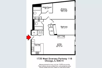 1735 W Diversey Parkway #118, Chicago, IL 60614 - Photo 14