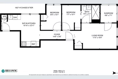 1621 W Chase Avenue #1B, Chicago, IL 60626 - Photo 12