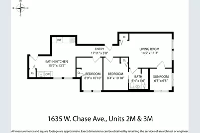 1635 W Chase Avenue #1M, Chicago, IL 60626 - Photo 12