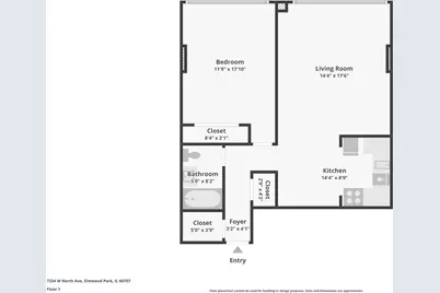 7234 W North Avenue #1408, Elmwood Park, IL 60707 - Photo 20