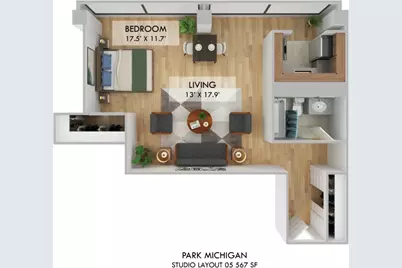 1212 S Michigan Avenue #1707, Chicago, IL 60605 - Photo 6