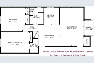 14655 Lamon Avenue #3S, Midlothian, IL 60445 - Photo 24