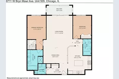 8711 W Bryn Mawr Avenue #505, Chicago, IL 60631 - Photo 16