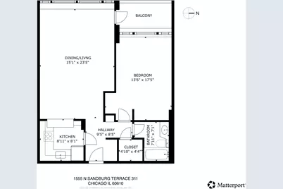 1555 N Sandburg Terrace #311K, Chicago, IL 60610 - Photo 2