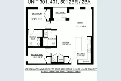2050 N Clark Street #301, Chicago, IL 60614 - Photo 2