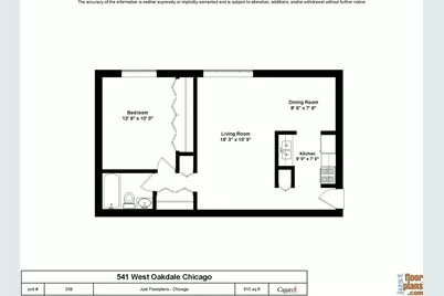 541 W Oakdale Avenue #509, Chicago, IL 60657 - Photo 2
