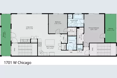1701 W Chicago Avenue #3, Chicago, IL 60622 - Photo 2