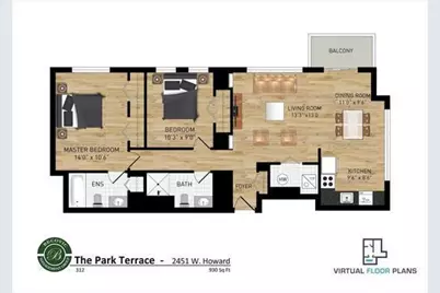 2451 W Howard Street #512, Chicago, IL 60645 - Photo 16