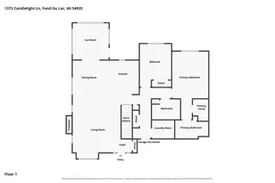 1373 Candlelight Ln, Fond du Lac, WI 54937 - Photo 2