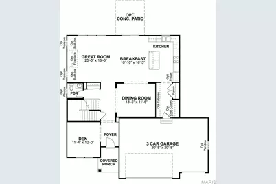 1 Adams 3 Car At The Reserve At Wildwood, Wildwood, MO 63040 - Photo 2