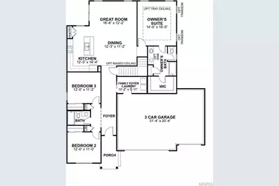 1 The Franklin 3 Car At Cottleville Trails, Cottleville, MO 63304 - Photo 2