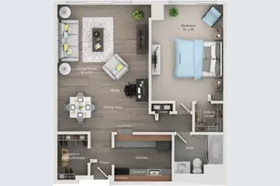 555 Brush Street #3009, Detroit, MI 48226 - Photo 2