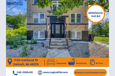 1140 Ashland Street #4, Detroit, MI 48215 - Photo 1