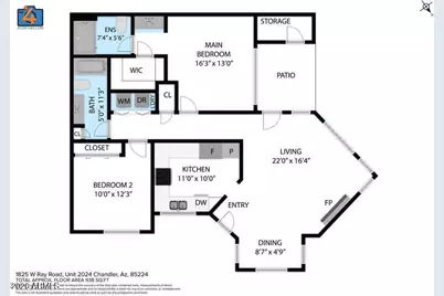 1825 W Ray Road #2124, Chandler, AZ 85224 - Photo 10