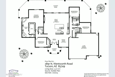 2891 N Wentworth Road, Tucson, AZ 85749 - Photo 50