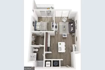 1080 W Peachtree Street NW #1407, Atlanta, GA 30309 - Photo 12