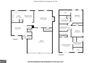 3263 N Winds Trail, Douglasville, GA 30135 - Photo 18