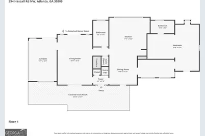 294 Hascall Road NW, Atlanta, GA 30309 - Photo 14