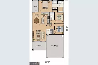 155 Mulberry Lane, Danielsville, GA 30633 - Photo 2