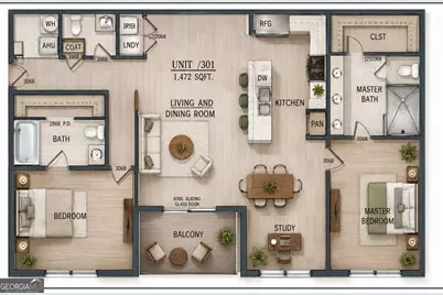 1050 Blair Lane #202, Peachtree City, GA 30269 - Photo 20