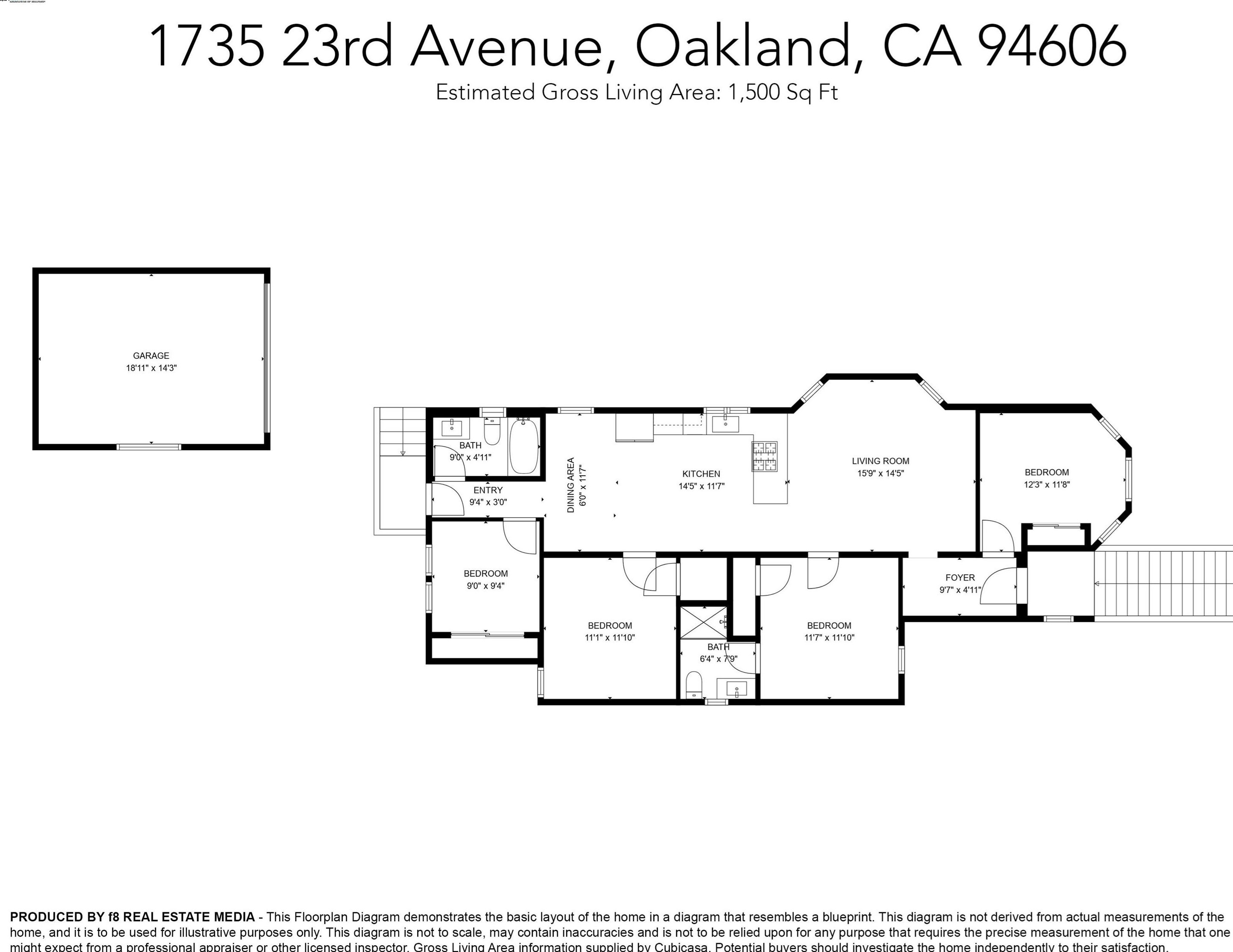 1735 23rd Ave, Oakland, CA 94606-4714