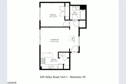 626 Valley Rd Apt #1, Montclair, NJ 07043 - Photo 2