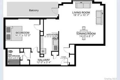 501 W 123rd Street #7H, New York, NY 10027 - Photo 2