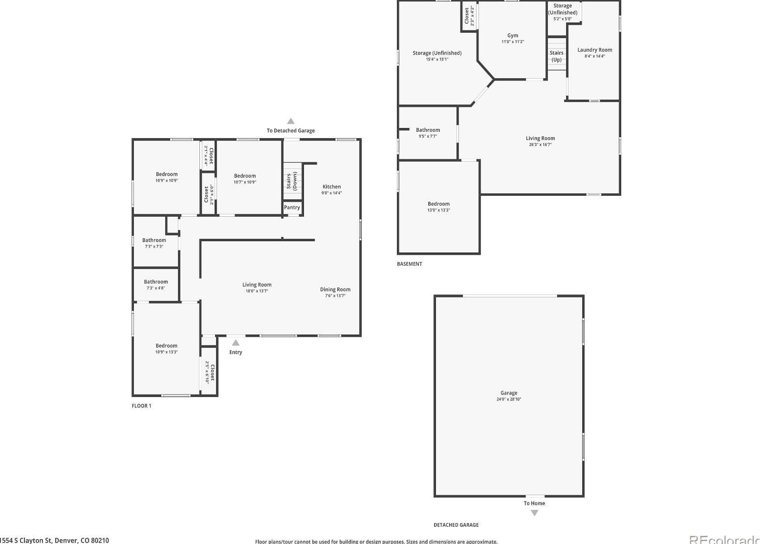1554 Clayton St, Denver CO  80210-2819 exterior