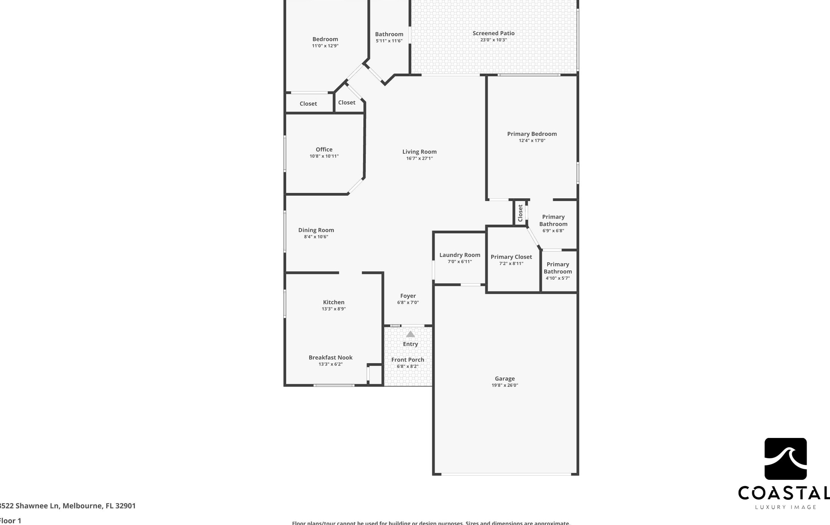 3522 Shawnee Ln, Melbourne, FL 32901-8180