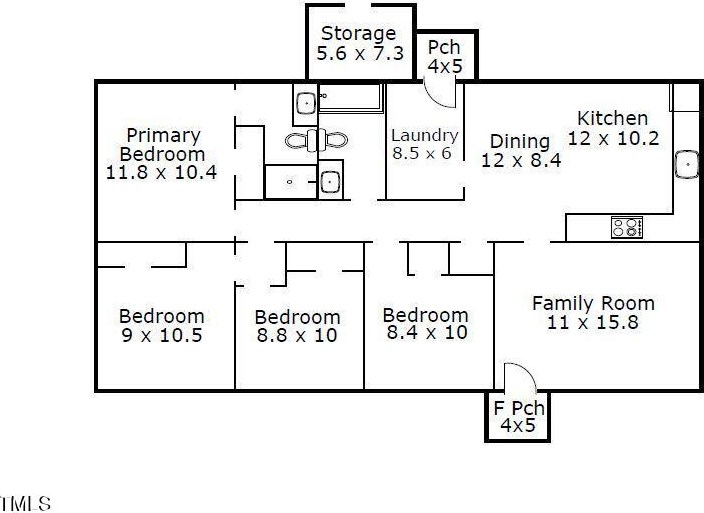 2606 Glenbrook Dr, Durham NC  27704-4601 exterior