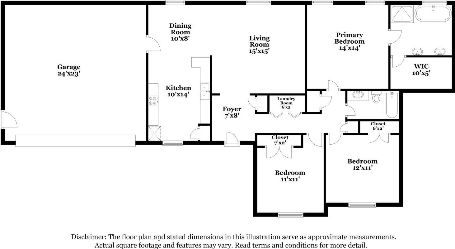 100 Long Grass Dr, Smithfield, NC 27577-7389