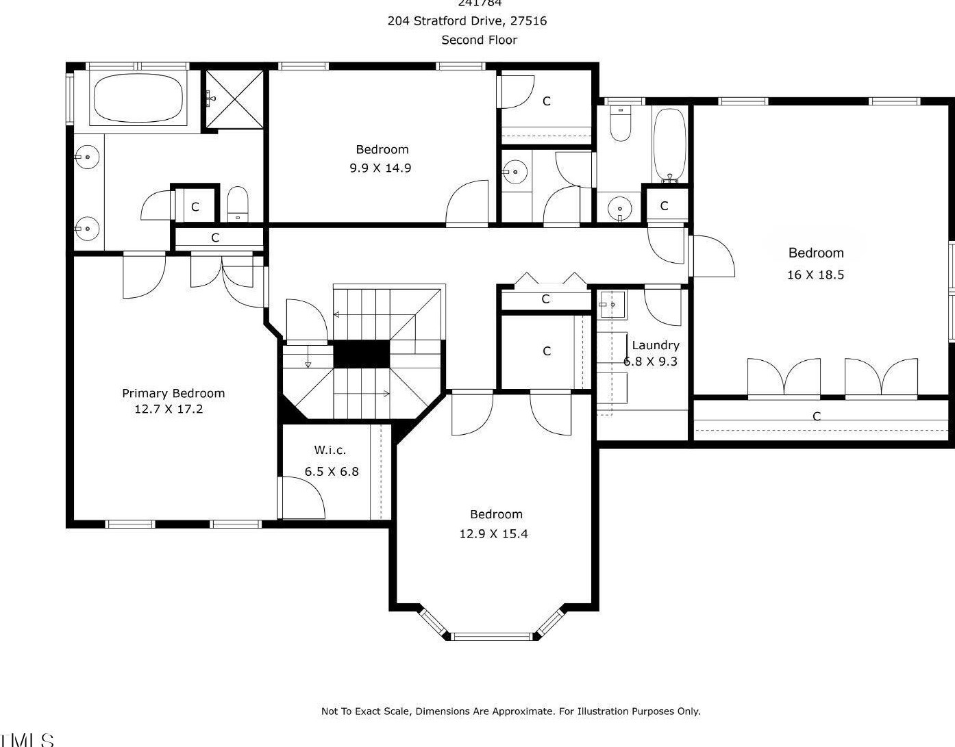 204 Stratford Dr, Chapel Hill NC exterior