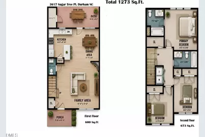3617 Sugar Tree Place, Durham, NC 27713 - Photo 2