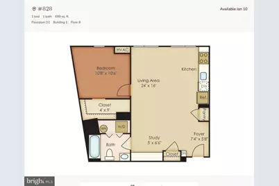 1901 Callowhill Street #828, Philadelphia, PA 19130 - Photo 2