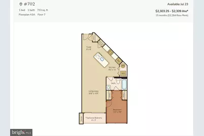 1901 Callowhill Street #702, Philadelphia, PA 19130 - Photo 2
