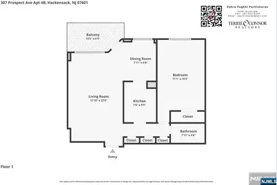 307 Prospect Avenue 4B #4B, Hackensack, NJ 07601 - Photo 2