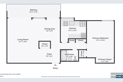 3 Horizon Road 1021 #1021, Fort Lee, NJ 07024 - Photo 20