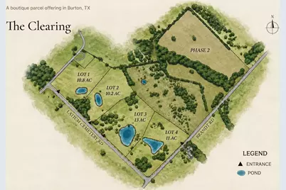 9909 Latium Cemetery Rd - Tract 1, Burton, TX 77835 - Photo 1