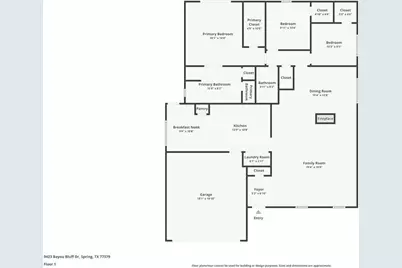 9423 Bayou Bluff Drive, Spring, TX 77379 - Photo 2