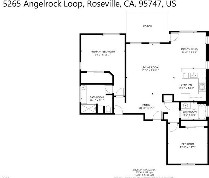 5265 Angelrock Loop, Roseville CA  95747-8251 exterior