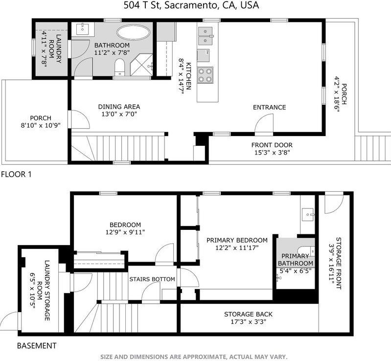 504 T St, Sacramento CA  95811-6916 exterior